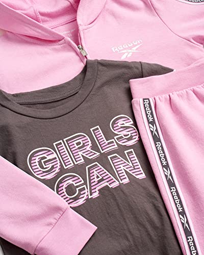 Reebok Girls' 3 Piece Jogger Set