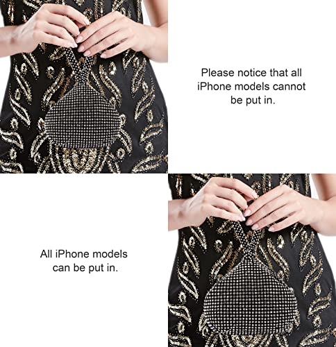 BABEYOND 1920s Crystal Handbag