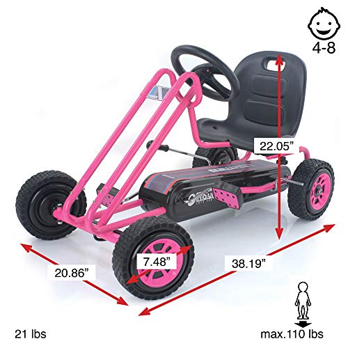 Hauck Lightning Pedal Go Kart - Pink