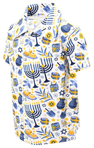 Unique Baby Boys Hanukkah Celebration Polo T Shirt
