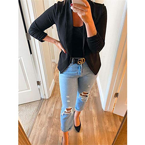 POGTMM Women's Oversized Lapel Suit Blazer Jacket