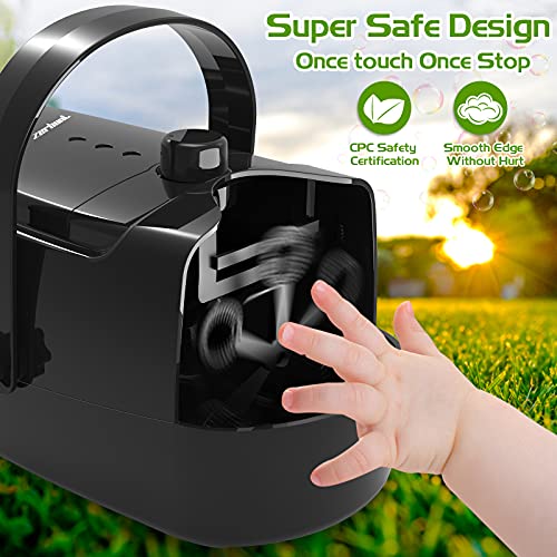 Durable Automatic Bubble Blower Machine - Makes 4800+ Bubbles Per Minute