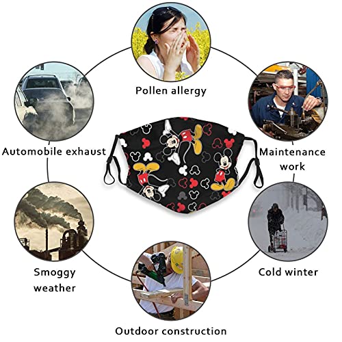 Cartoon Face Mask Washable Balaclava (2pcs)