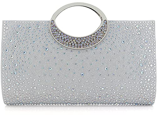 Dexmay Crystal Handle Evening Bag