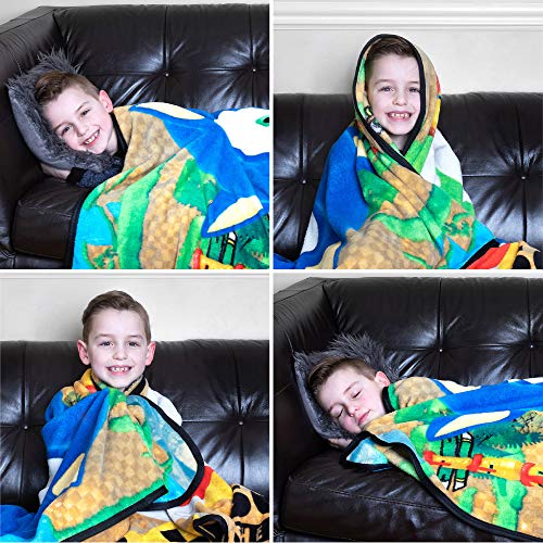 Sonic The Hedgehog Super Soft Micro Raschel Throw - 46 in x 60 in