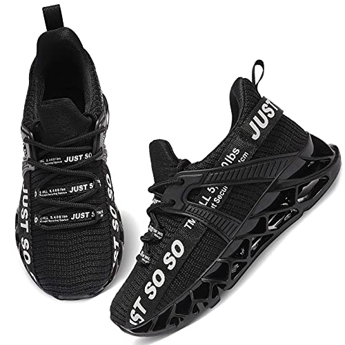 UMYOGO Kids Tennis Shoes, Black