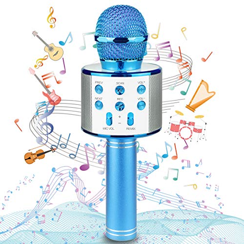 Ranphykx Bluetooth Karaoke Wireless Microphone for Kids