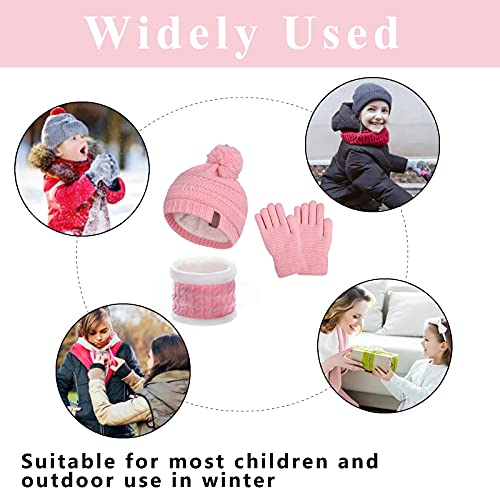 Winter Beanie Set (Girls, 6-10 years)