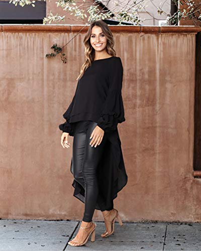 PRETTYGARDEN Women's High Low Casual Tops
