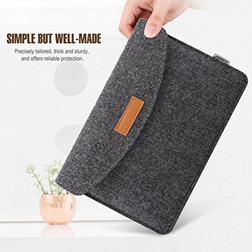 MoKo 9-11 Inch Felt Tablet Sleeve Bag Carrying Case