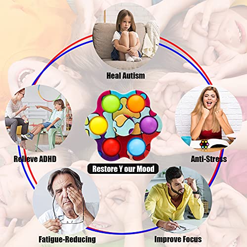 Pop Fidget Spinners for Stress Relief and Anxiety-12 pack