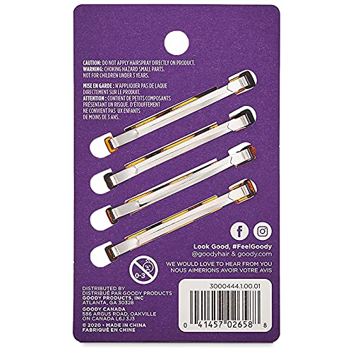 Goody Stay Tight Hair Barrettes (4 Count)