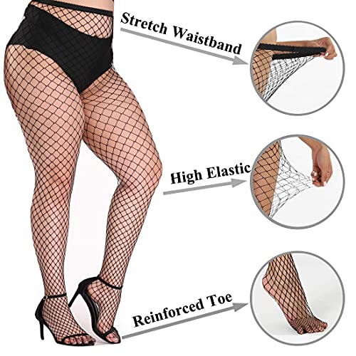 Akiido Fishnet Tights, High Waist