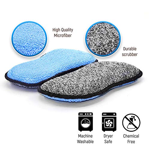 Multi-Purpose Scrub Sponges (6 Pack , Small)