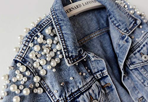 KEDERA Embroidered Short Denim Jacket