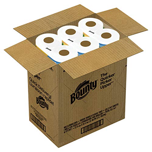 Bounty Quick-Size Paper Towels - 12 Family Rolls