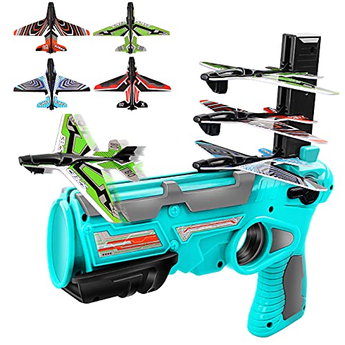 Bubble Catapult Plane Toy - Outdoor One-Click Ejection Game for Kids