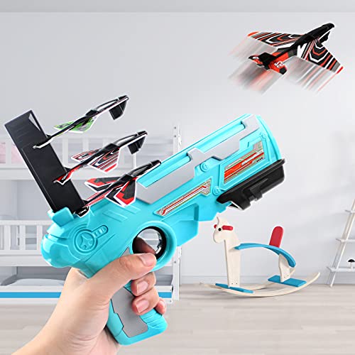 Bubble Catapult Plane Toy - Outdoor One-Click Ejection Game for Kids