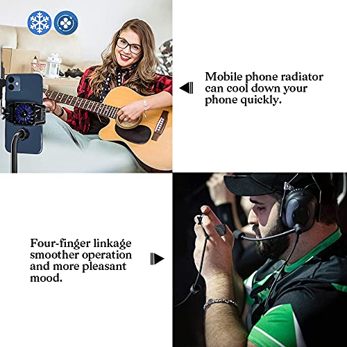 Cell Phone Cooler 10 in 1 Mobile Gaming Cooling Fan Kits