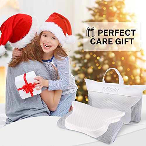 Misiki Memory Foam Contour Pillow for Neck Pain