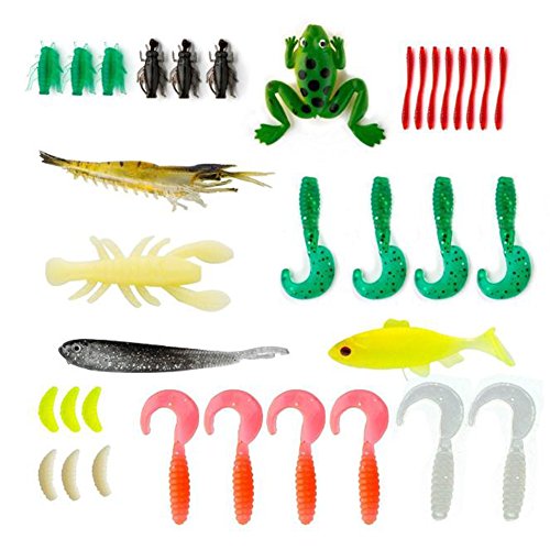 Topwater Lures (with Free Tackle Box) by Sptlimes