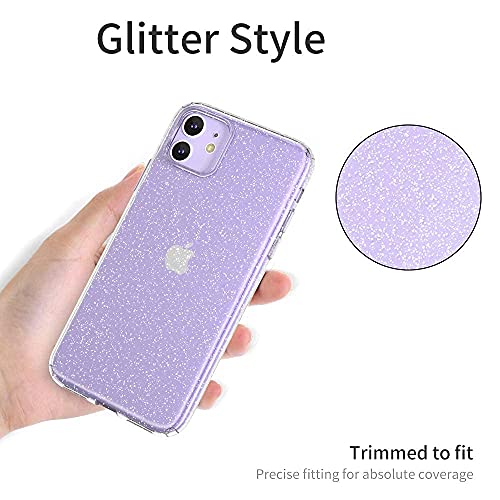 Clear Glitter Sparkle Case for iPhone 11