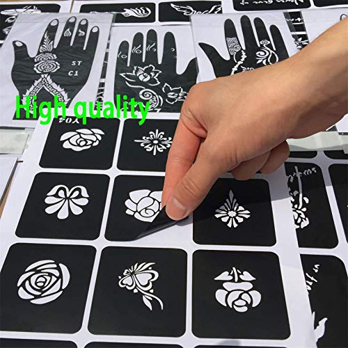 Henna Tattoo Stencils 138 PCS