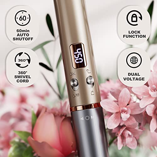 Hair Straightener and Curler 2 in 1, Straightener and Curling Iron in One, Flat Iron Hair Straightener, Flat Irons for African American Hair, Curling Straightening Iron, Round Hair Straightener