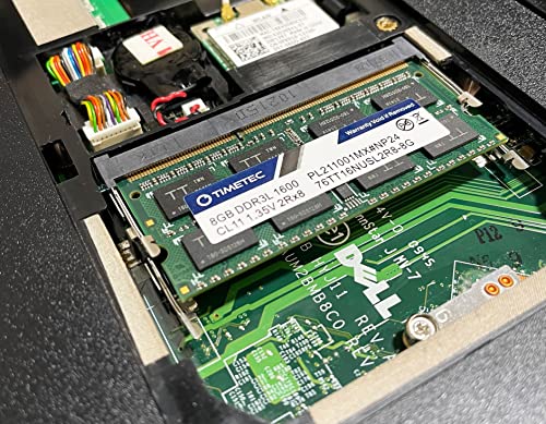 Timetec 8GB DDR3L / DDR3 1600MHz (DDR3L-1600) PC3L-12800 / PC3-12800(PC3L-12800S) Non-ECC Unbuffered 1.35V/1.5V CL11 2Rx8 Dual Rank 204 Pin SODIMM Laptop Notebook PC Computer Memory RAM Module Upgrade