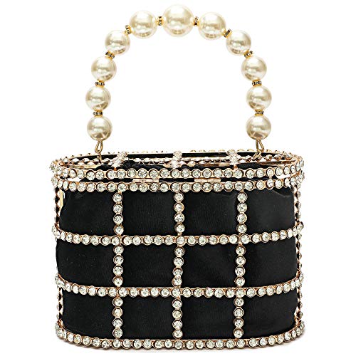 CARIEDO Beaded Pearl Clutch Purse