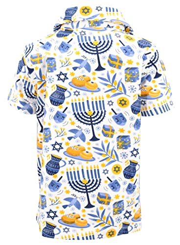 Unique Baby Boys Hanukkah Celebration Polo T Shirt