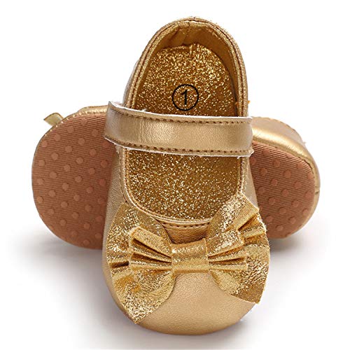 Bowknot Mary Jane Flats: Baby Girls' First Walkers by Benhero
