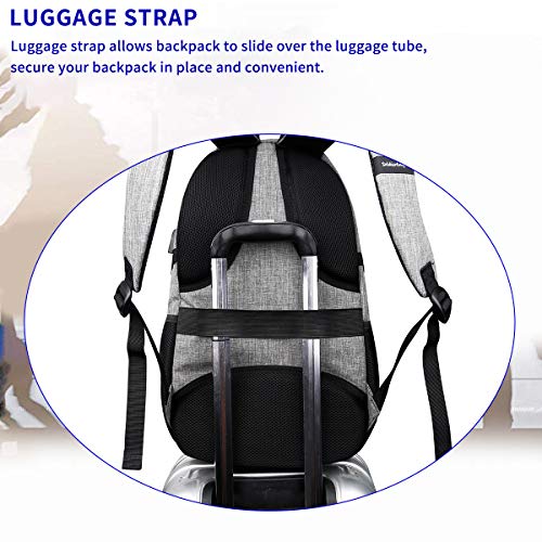 SHRRADOO Anti Theft Laptop Backpack (15.6 in)