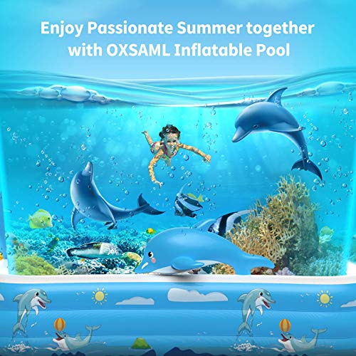 Oxsaml Inflatable Pool for Kids and Family, 98