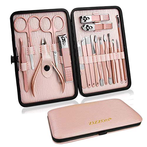 ZIZZON Manicure Set 18 in 1 Professional Pedicure Set