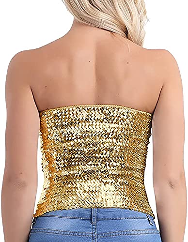Alivila.Y Sparkling Sequin Tube Top