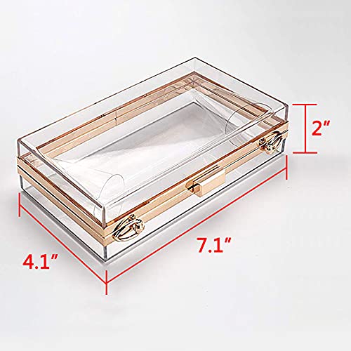 Women's Clear Acrylic Evening Clutch