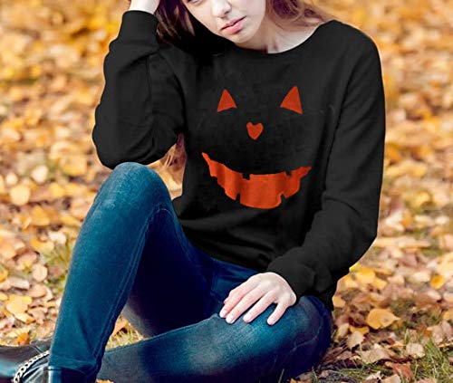 Women's Halloween Pumpkin Sweatshirt