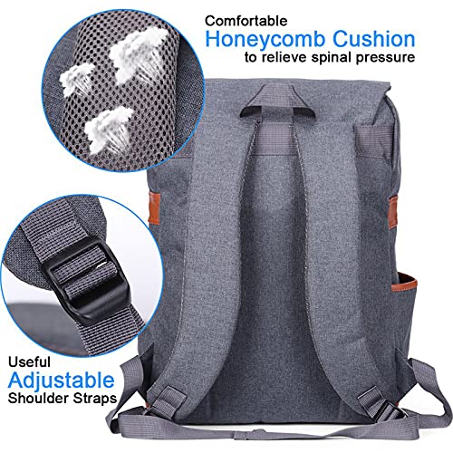 Modoker Vintage Laptop Backpack (15 in)