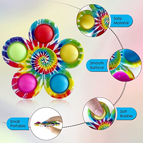 Popping Fidget Spinners for Kids, 4 Pack