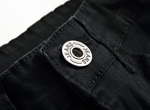 Boy's Black Ripped Skinny Jeans