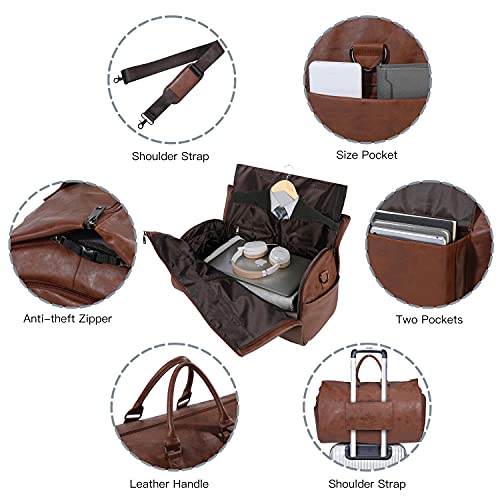 Waterproof Garment Bag with Shoe Compartment