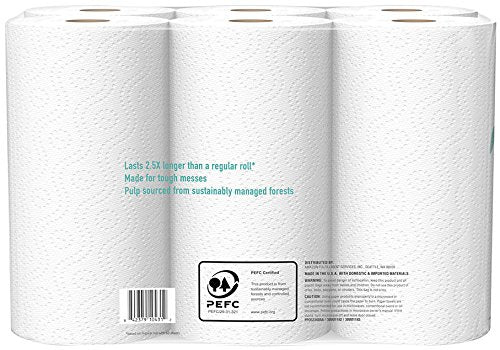 Presto! Flex-a-Size Paper Towels, Huge Roll, 6 Count