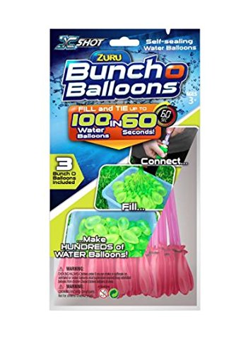 Bunch O Balloons - Instant Pink Water Balloons (3 Bunches - 100 Total)