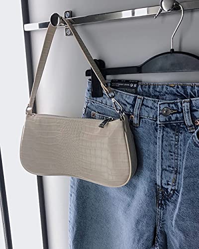 JW PEI Crocodile Vegan Leather Shoulder Bag