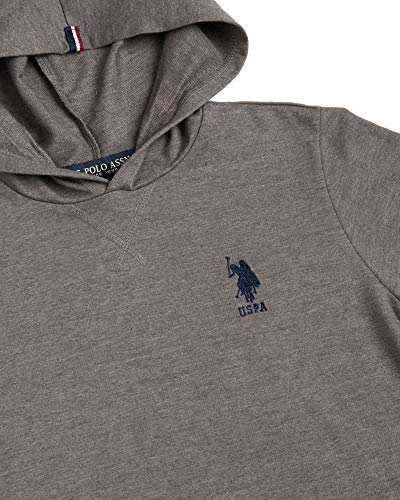 U.S. Polo Assn. Boys' Sweatshirt Set - 3 Piece Lightweight Hoodie and Short Sleeve Shirt Set