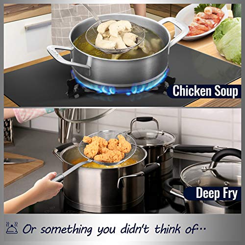 Solid Stainless Steel Spider Skimmer Ladle