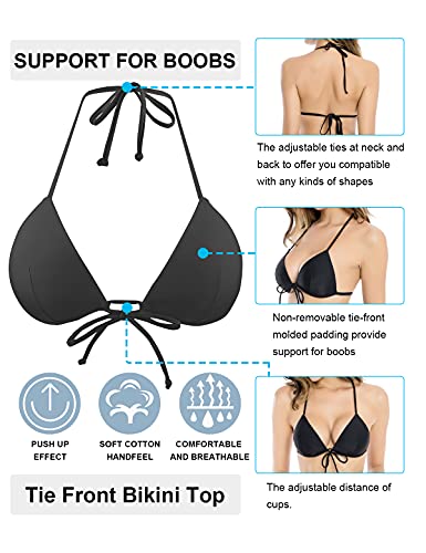RELLECIGA Push-up Triangle Bikini Top