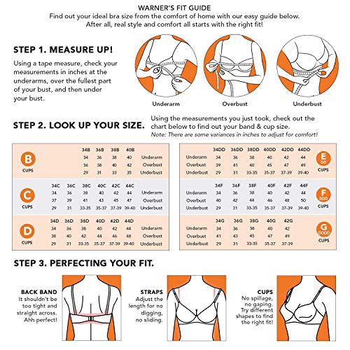 Warner's Women's No Bulge Wire-free Bra