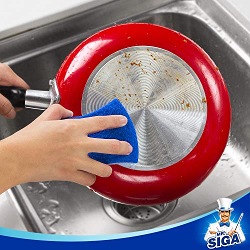 MR.SIGA Dual-Sided Dishwashing Sponge